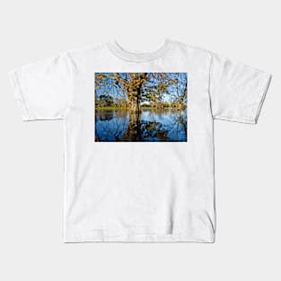 Horse Chestnut in the flooded River Ouse, York, England Kids T-Shirt